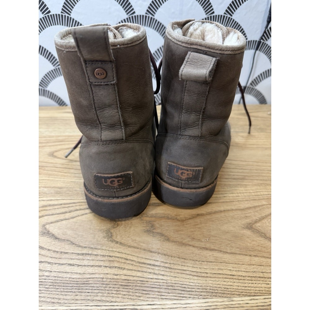 UGG Hannen TL Mens Waterproof Brown Boots Size 11 Outdoors Casual Shearling - Picture 4 of 7